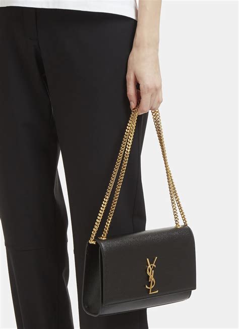 Saint Laurent Small Kate Bag in Grain De Poudre Embossed 